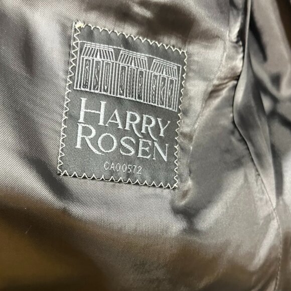 Samuelsohn Harry Rosen SB Ashton Blazer Mens 40R Striped 💯 Wool Made in Canada - Picture 4 of 15